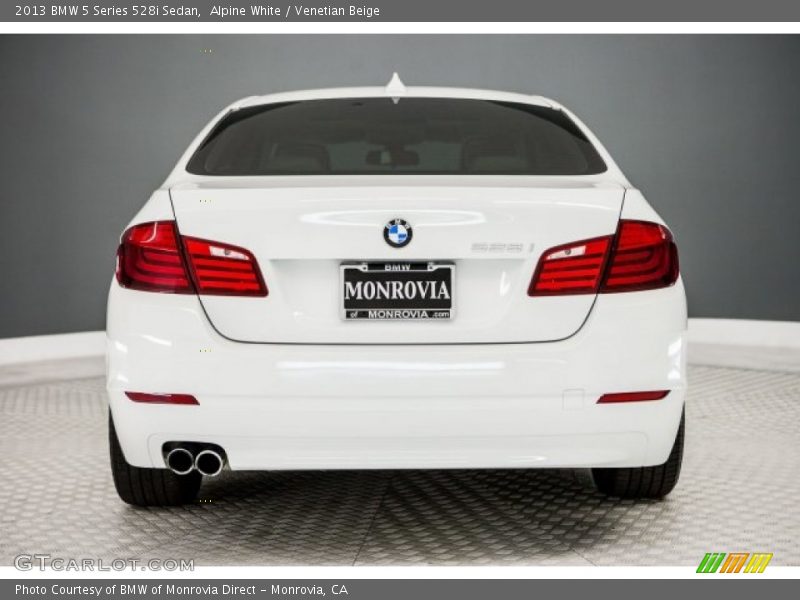 Alpine White / Venetian Beige 2013 BMW 5 Series 528i Sedan