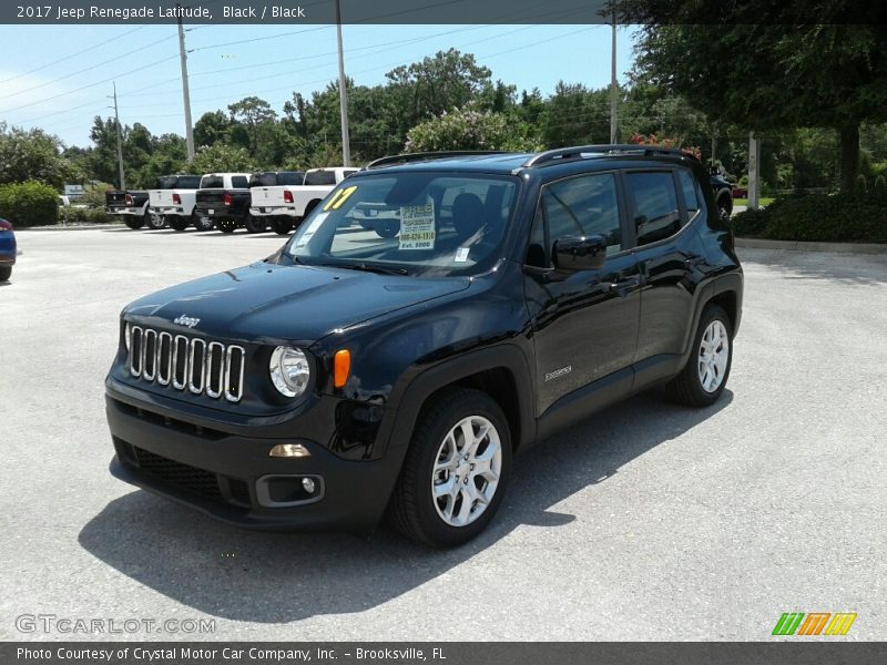 Black / Black 2017 Jeep Renegade Latitude