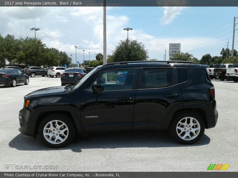 Black / Black 2017 Jeep Renegade Latitude