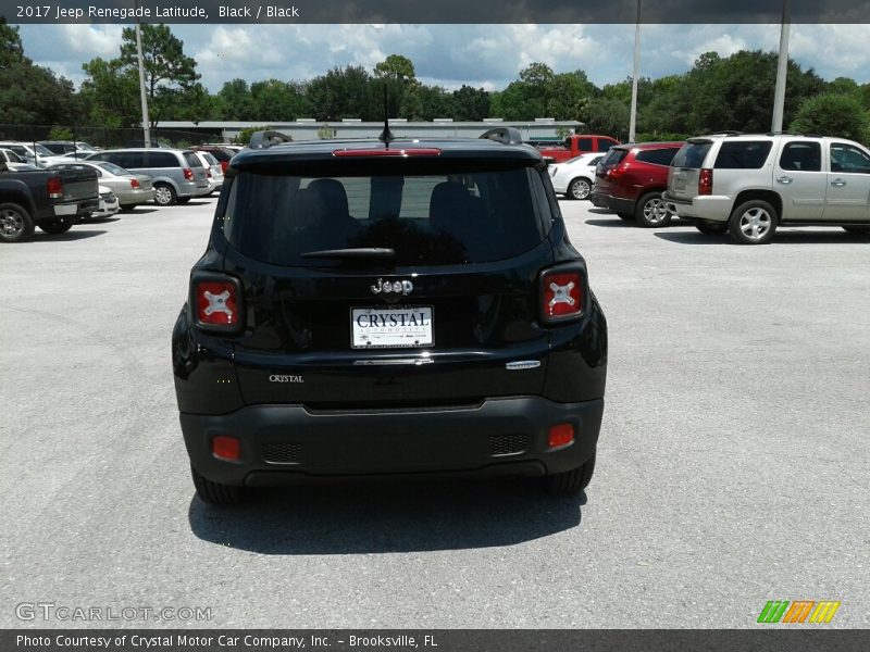 Black / Black 2017 Jeep Renegade Latitude