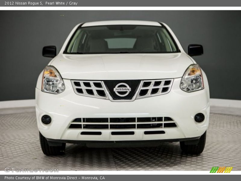 Pearl White / Gray 2012 Nissan Rogue S
