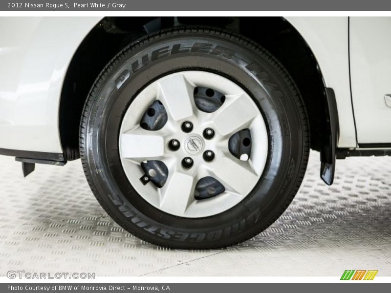 Pearl White / Gray 2012 Nissan Rogue S