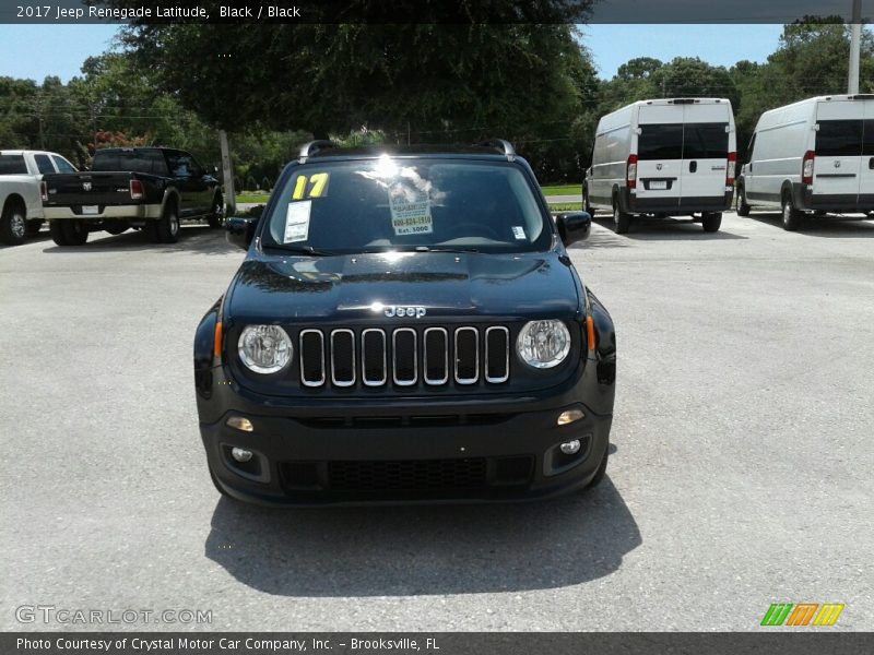 Black / Black 2017 Jeep Renegade Latitude