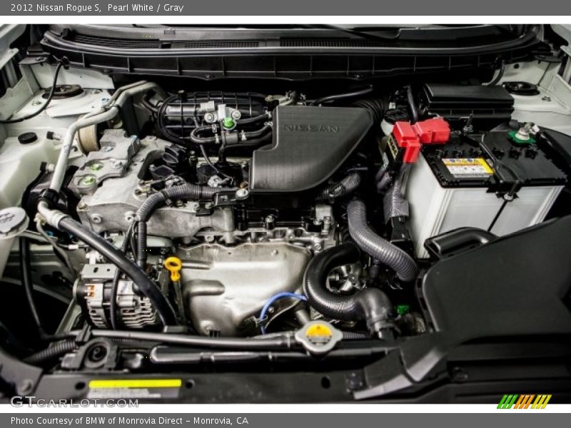 Pearl White / Gray 2012 Nissan Rogue S
