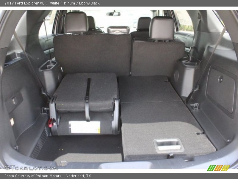 White Platinum / Ebony Black 2017 Ford Explorer XLT