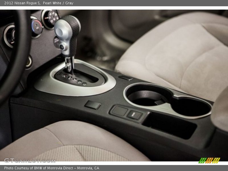 Pearl White / Gray 2012 Nissan Rogue S