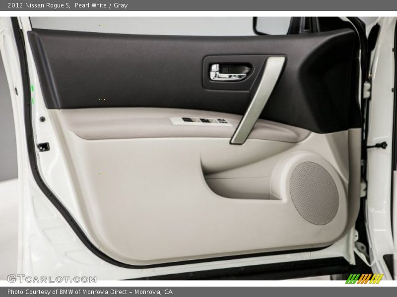 Pearl White / Gray 2012 Nissan Rogue S