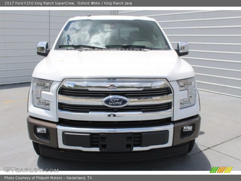 Oxford White / King Ranch Java 2017 Ford F150 King Ranch SuperCrew