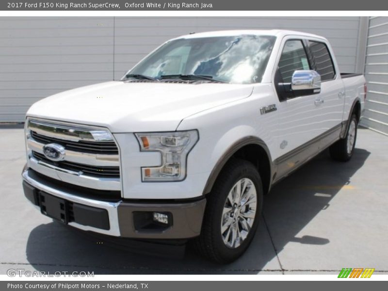 Oxford White / King Ranch Java 2017 Ford F150 King Ranch SuperCrew