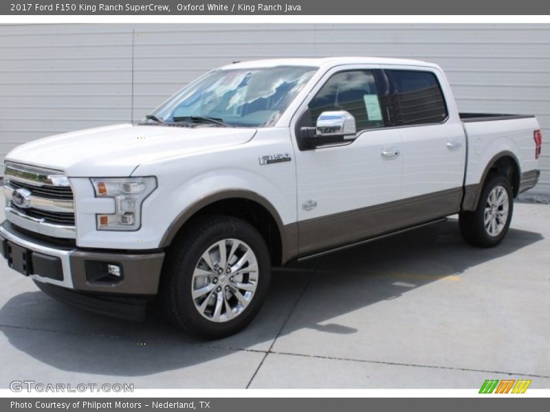 Oxford White / King Ranch Java 2017 Ford F150 King Ranch SuperCrew