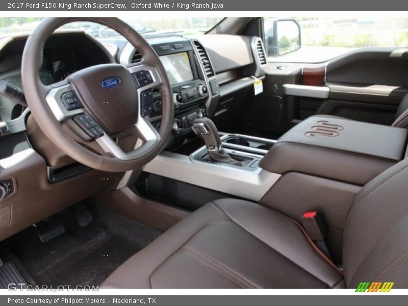 Oxford White / King Ranch Java 2017 Ford F150 King Ranch SuperCrew