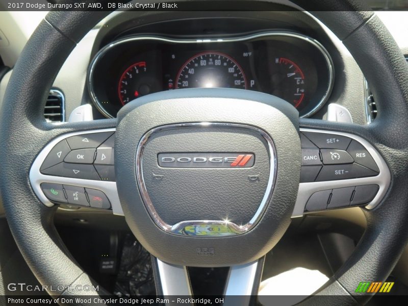 DB Black Crystal / Black 2017 Dodge Durango SXT AWD