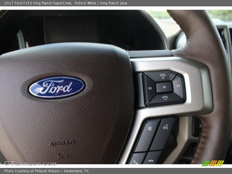 Oxford White / King Ranch Java 2017 Ford F150 King Ranch SuperCrew