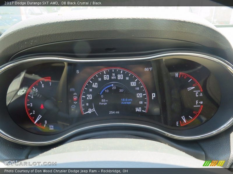 DB Black Crystal / Black 2017 Dodge Durango SXT AWD