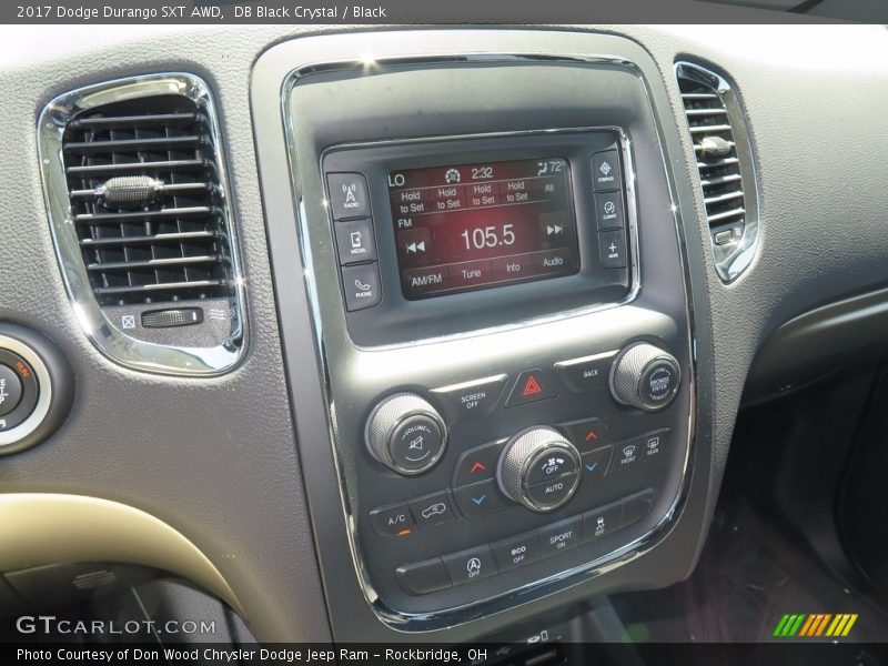 DB Black Crystal / Black 2017 Dodge Durango SXT AWD
