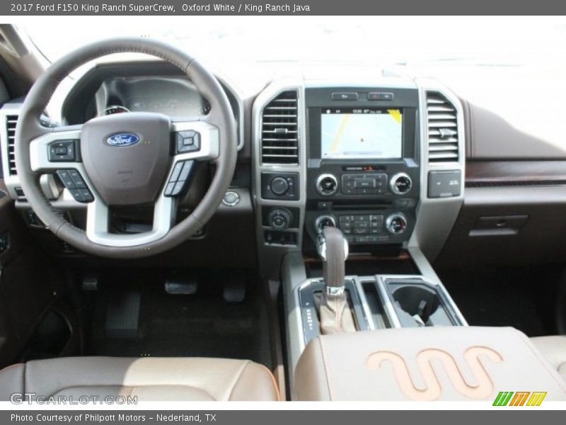 Oxford White / King Ranch Java 2017 Ford F150 King Ranch SuperCrew