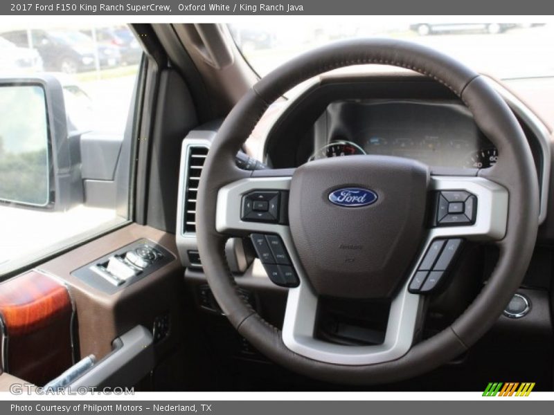 Oxford White / King Ranch Java 2017 Ford F150 King Ranch SuperCrew