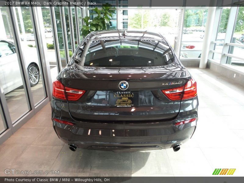 Dark Graphite Metallic / Black 2017 BMW X4 M40i