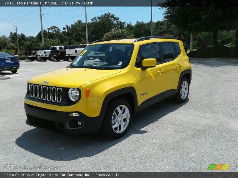 Solar Yellow / Black 2017 Jeep Renegade Latitude