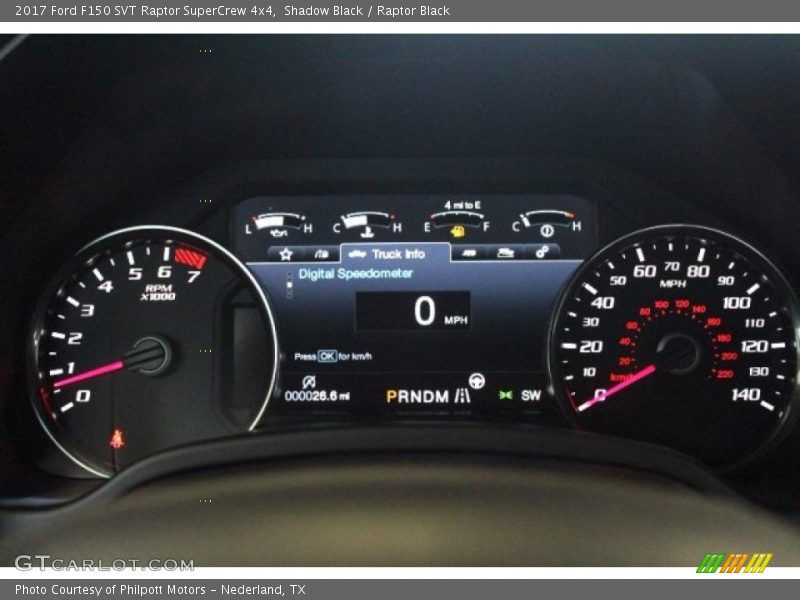  2017 F150 SVT Raptor SuperCrew 4x4 SVT Raptor SuperCrew 4x4 Gauges