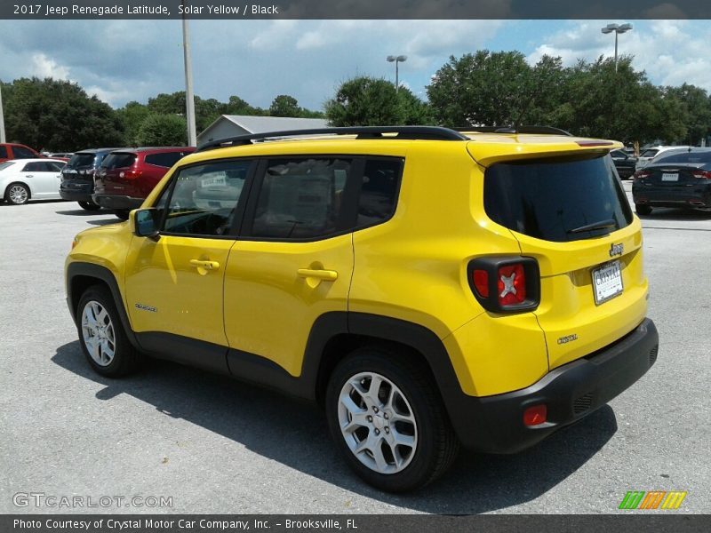 Solar Yellow / Black 2017 Jeep Renegade Latitude