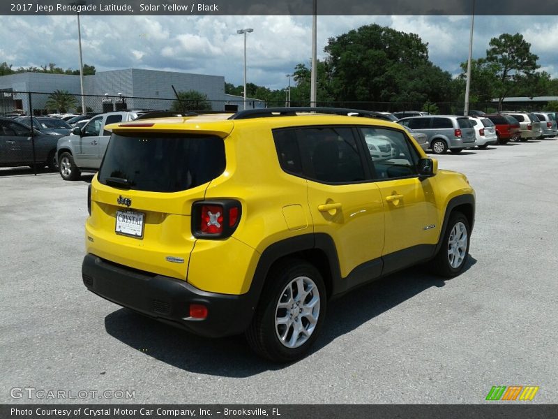 Solar Yellow / Black 2017 Jeep Renegade Latitude