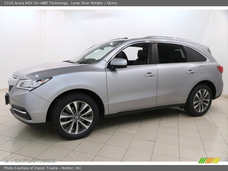 Lunar Silver Metallic / Ebony 2016 Acura MDX SH-AWD Technology
