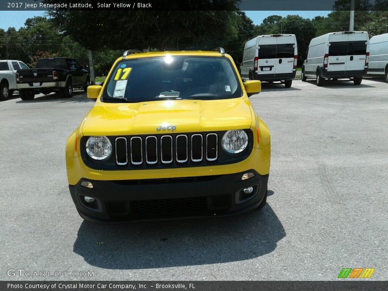 Solar Yellow / Black 2017 Jeep Renegade Latitude