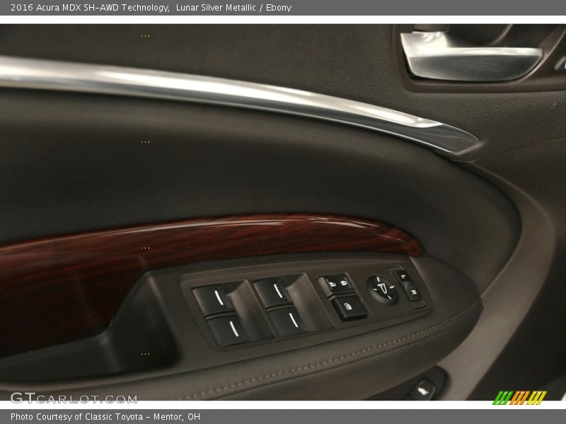 Lunar Silver Metallic / Ebony 2016 Acura MDX SH-AWD Technology