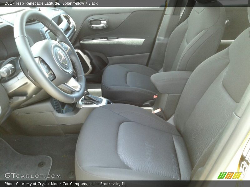 Solar Yellow / Black 2017 Jeep Renegade Latitude