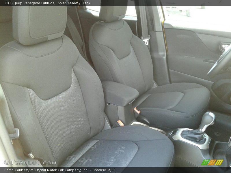 Solar Yellow / Black 2017 Jeep Renegade Latitude