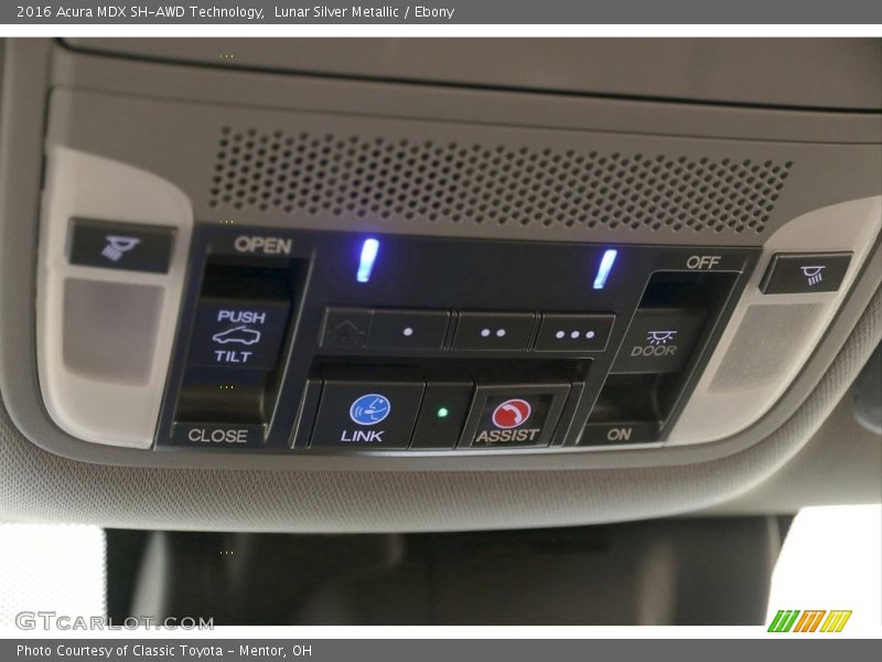 Lunar Silver Metallic / Ebony 2016 Acura MDX SH-AWD Technology