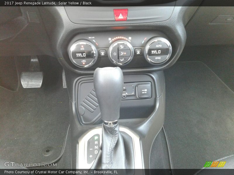 Solar Yellow / Black 2017 Jeep Renegade Latitude