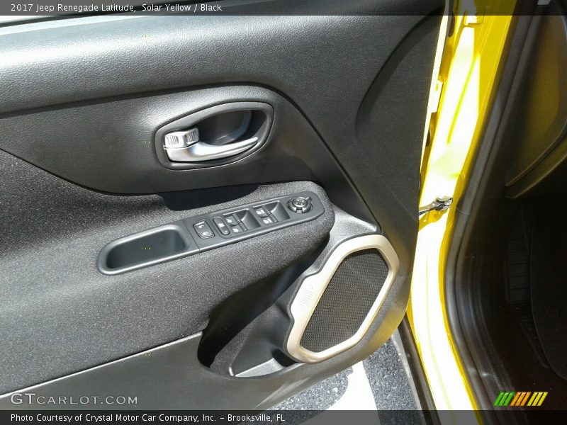 Solar Yellow / Black 2017 Jeep Renegade Latitude