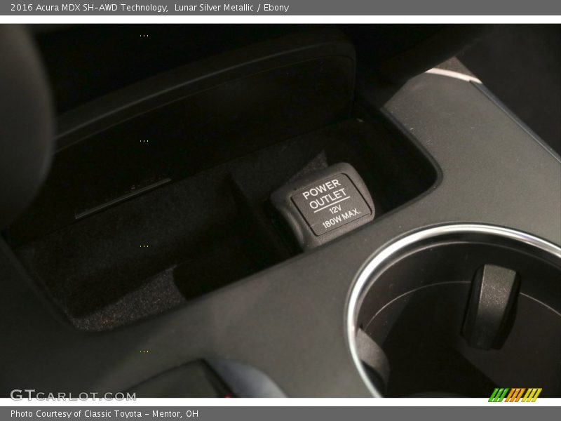 Lunar Silver Metallic / Ebony 2016 Acura MDX SH-AWD Technology