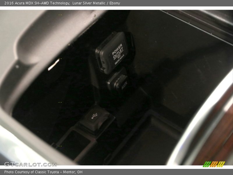 Lunar Silver Metallic / Ebony 2016 Acura MDX SH-AWD Technology