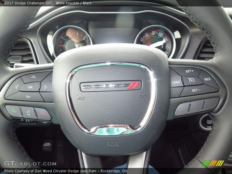 White Knuckle / Black 2017 Dodge Challenger SXT