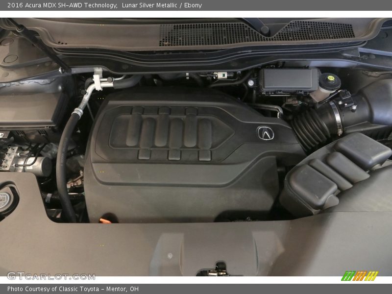 Lunar Silver Metallic / Ebony 2016 Acura MDX SH-AWD Technology