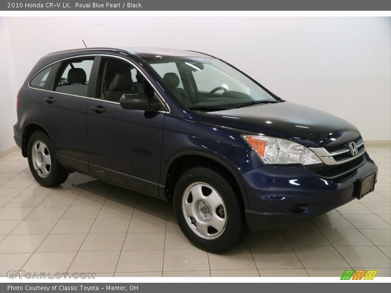 Royal Blue Pearl / Black 2010 Honda CR-V LX