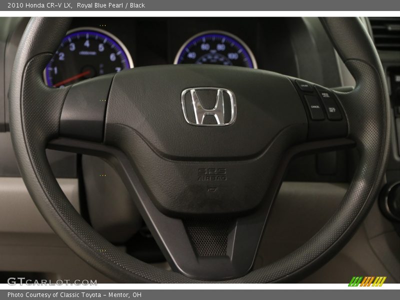 Royal Blue Pearl / Black 2010 Honda CR-V LX