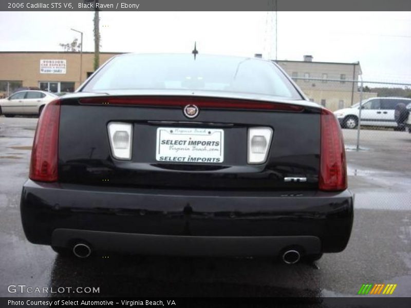 Black Raven / Ebony 2006 Cadillac STS V6