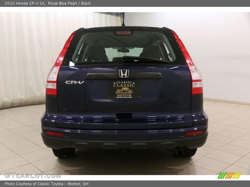 Royal Blue Pearl / Black 2010 Honda CR-V LX