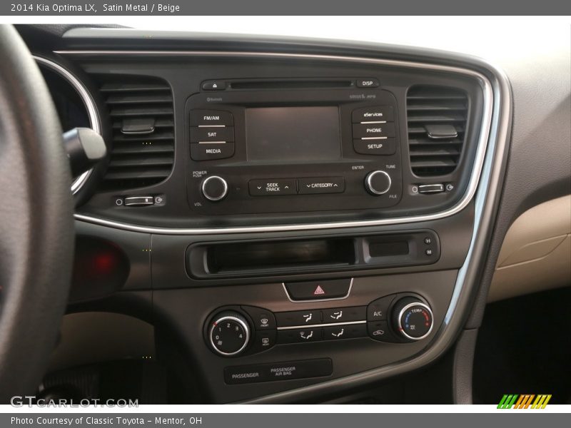 Satin Metal / Beige 2014 Kia Optima LX
