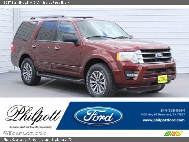 Bronze Fire / Ebony 2017 Ford Expedition XLT