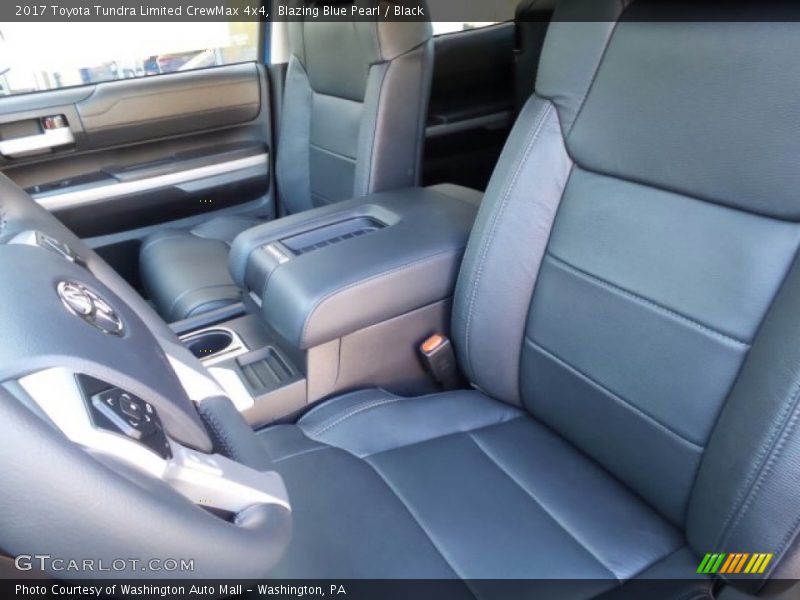 Blazing Blue Pearl / Black 2017 Toyota Tundra Limited CrewMax 4x4