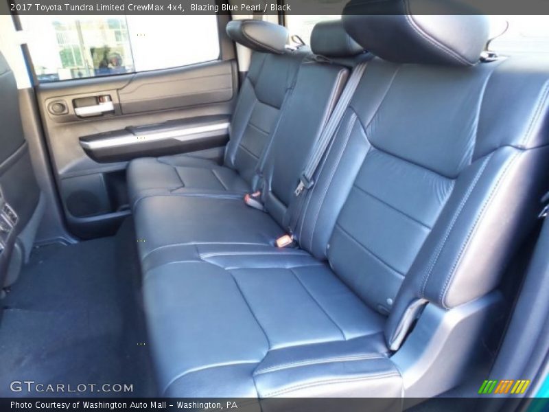 Rear Seat of 2017 Tundra Limited CrewMax 4x4