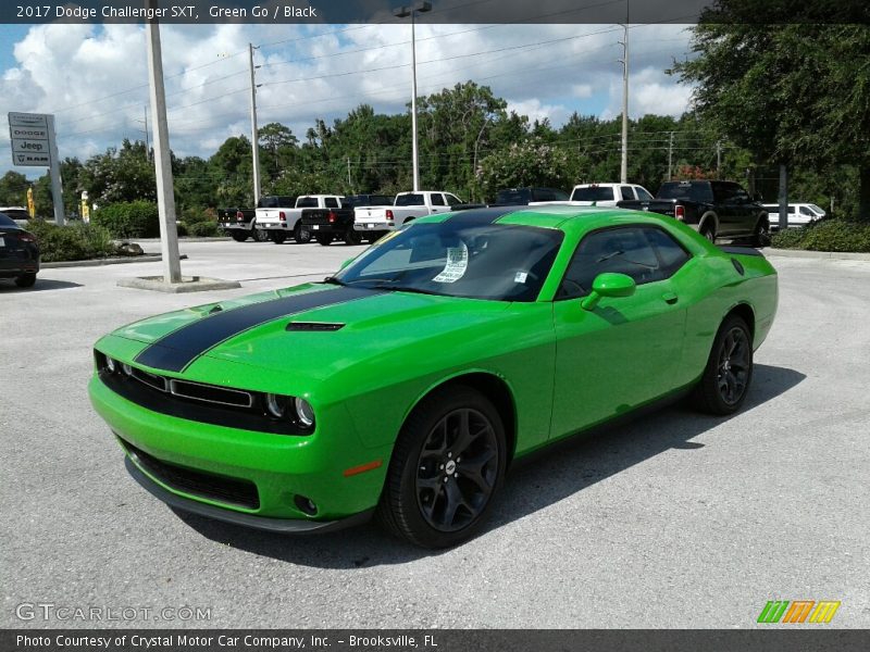 Green Go / Black 2017 Dodge Challenger SXT