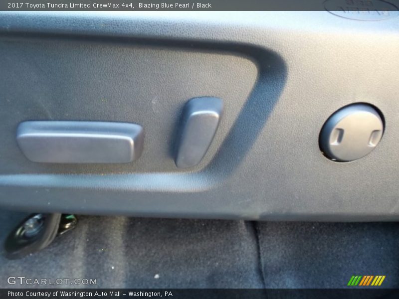 Blazing Blue Pearl / Black 2017 Toyota Tundra Limited CrewMax 4x4