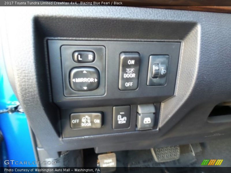 Blazing Blue Pearl / Black 2017 Toyota Tundra Limited CrewMax 4x4