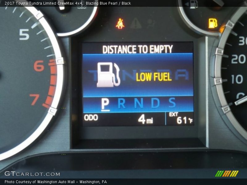 Blazing Blue Pearl / Black 2017 Toyota Tundra Limited CrewMax 4x4